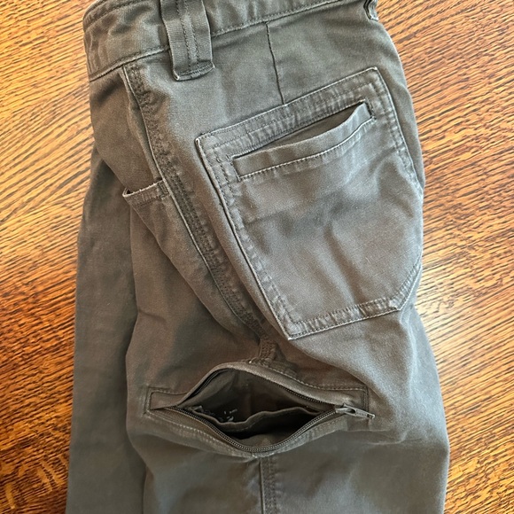 Duluth Trading Co. Canvas Pants | Size 4 x 29 | Dark Brown - Picture 6 of 7